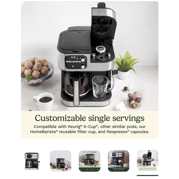 Cuisinart Dual Brew Coffee Maker in Black and Silver - Picture 7 of 9